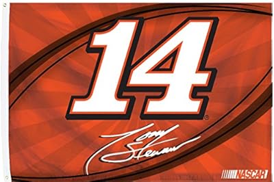 Tony Stewart #14 3x5 SIGNATURE Flag w/grommets RR Outdoor House Banner Nascar Racing