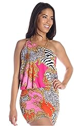 Spandex One Shoulder Club Dress 