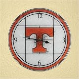 Tennessee Volunteers Art-Glass Clock