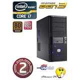ANKERMANN-PC "NEW Big KING" INTEL CORE i7 3820 (4x3,60GHZ) | ASUS NVIDIA GeForce GTX 550Ti 1GB | 8GB RAM DDR3 CORSAIR PC1600 | 1TB HDD SATA-3 | Cardreader 75in1 | Gigabyte GA-X79-UD3, X79 mit USB 3.0 und 7.1 Sound sowie Gigabit LAN | 24xDVD Writer | Netzteil Coolermaster 450W 80+ Bronze 5J. Garantie | Case Coolermaster ELITE 335 | PC mit 2 Jahre echte GARANTIEvon "Ankermann Computer..."