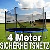 Sicherheitsnetz f&uuml;r 4m-Trampolin