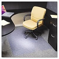 PlushMat Chairmat with Cleats Size: 45H x 53W With Lip 25H x 12W