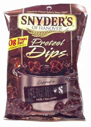 Snyder's Of Hanover Pretzel Dips Dipped In Hershey's Milk Chocolate 7 Oz.