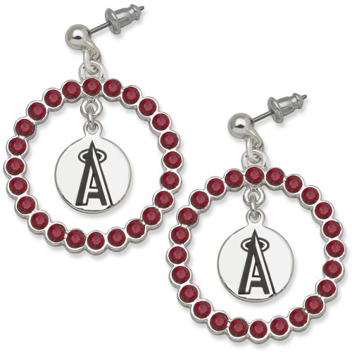 MLB Los Angeles Angels LogoArt Spirit Earrings