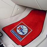 Fan Mats 9373 NBA - Philadelphia 76ers 18" x 27" Carpeted Car Mat Set