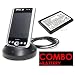 Electronics : Desktop USB / AC Cradle Sync & Charger + 1000mAh Battery for Dell Axim X50 / X50V , X50U , X51 / X51V PDA