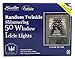 Random Twinkle Window Icicle Light Set, 50 Clear Lights, Indoor Use Only