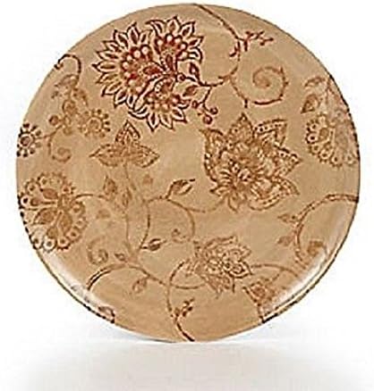 Noble Excellence Floral Tapestry Dinner Plates-Set of 4