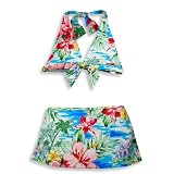 Banana Cabana by Plum Pudding - Girls Floral Bikini Swimsuit, Multi