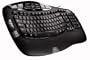 Logitech Wave USB Tastatur schnurgebunden schwarz