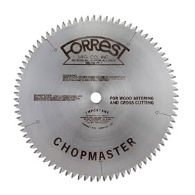 Forrest CM12806115 Chopmaster 12-Inch 80 Tooth ATB Miter Saw Blade with 1-Inch Arbor by Forrest