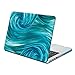 GMYLE Hard Case Print Frosted for MacBook Pro 13 inch with Retina Display (Model: A1425 and A1502) - Iris Blue Ocean Pattern Rubber Coated Hard Cover (Not Fit for MacBook Pro 13)