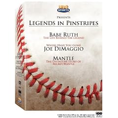 Legends in Pinstripes (Babe Ruth The Life Behind the Legend / Where Have You Gone Joe DiMaggio / The Definitive Story of Mickey Mantle)