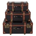 Vintage-Style Suitcases - Set of 3