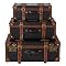 Vintage-Style Suitcases - Set of 3