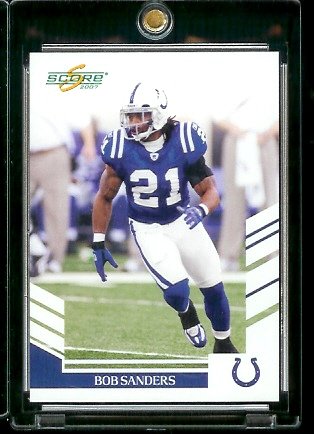 2007 Score # 228 Bob Sanders - Indianapolis Colts - NFL Football Card
