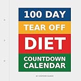 100 day tear off diet countdown calendar