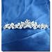 Flower Girl Tiara Comb With Crystal Flowers and Leaves C5235