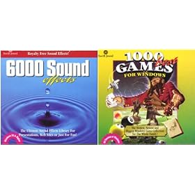 6000 Sound Effects & 1000 Best Windows Games Twin Pack