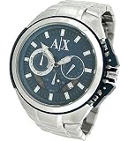 Armani Exchange Men's Blue Chronograph Bracelet Watch AX1180