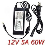 New 100V - 240V To DC 12V 5A Switching Power Supply Adapter For LED strip