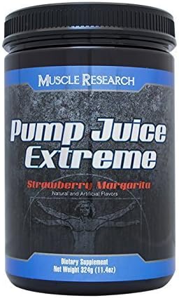 PUMP JUICE EXTREME - Preworkout, Strawberry Margarita flavor, 321 grams by Muscle Research