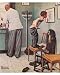 Norman Rockwell - Before the Shot People Poster Print Card, 8x10
