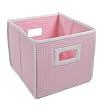 Fabric Folding Bin - Pink