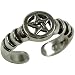 Small Pentacle - Toe Sterling Silver Ring