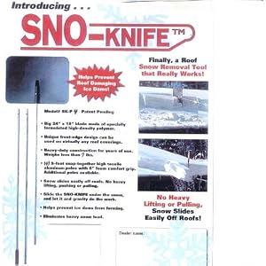Sno-Knife SK-P3 Kit, 15 ft. Roof snow removal tool rake by 