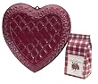 Nordic Ware Fancy Heart Baking Pan with Brownie Mix