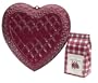 Nordic Ware Fancy Heart Baking Pan with Brownie Mix