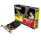 Palit Nvidia GeForce 9500 GT Super+ passiv Grafikkarte (PCI-e, 1GB DDR 2 Speicher, DVI, VGA)