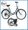Avelo Folding Bicycle - 24 inch wheels - Six speed gears