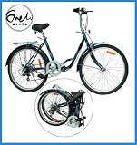 Avelo Folding Bicycle - 24 inch wheels - Six speed gears