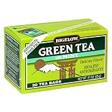 Bigelow Green Tea with Mint, 20-Count Boxes (Pack of 6)