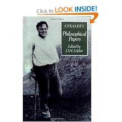 F. P. Ramsey: Philosophical Papers