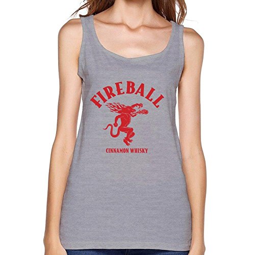 JuDian Fireball Cinnamon Whisky Logo Tank Top For Women