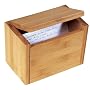 Lipper International 8814 Bamboo Recipe Box