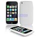 White Silicon Skin Cover Case Cell Phone Protector for Apple iPhone 3G i-phone [Beyond Cell Packaging]