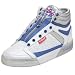 Pastry Women's Fab Cookie Zipper Athletic Mid Top,White/Blue,7.5 M