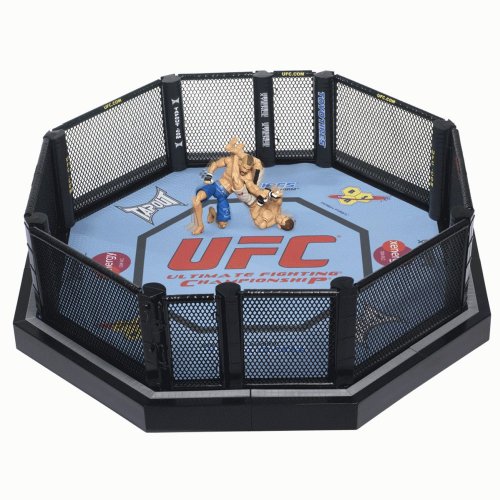 UFC Ultimate Fighting Jakks Pacific DELUXE Ring Official Scale Octagon