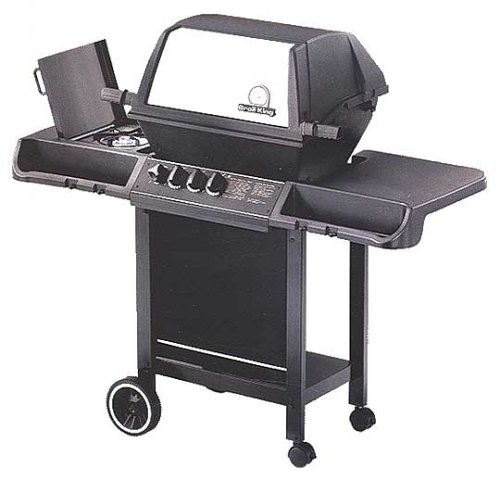 Broil King 54334 Monarch Gas BBQ Grill with Side Burner