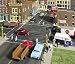 Walthers Cornerstone Series Kit HO Scale Asphalt Street System Straight Sections