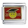 Class 2005 Red Graduation Italian Charms