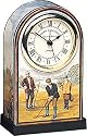 Edwardian Golf Design Mantel Clock
