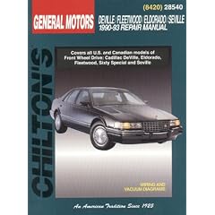 GM DeVille, Fleetwood, Eldorado, Seville (1990-93) Repair Manual (Total Car Care S.)