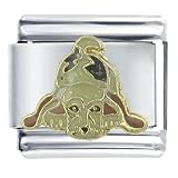 Basset Hound Dog X2 Italian Charms