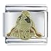 Basset Hound Dog X2 Italian Charms