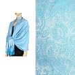 Pashmina Paisley Floral Jacquard Tassels Ends Long Scarf Shawl - Various Colors